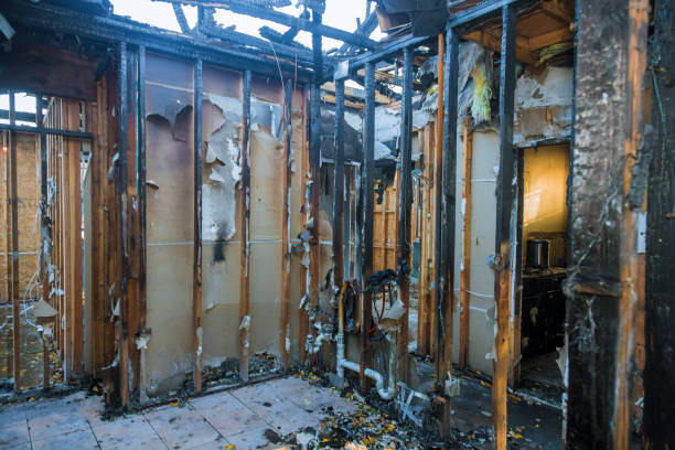 Professional Fire Damage Repair technician working in Gray, GA